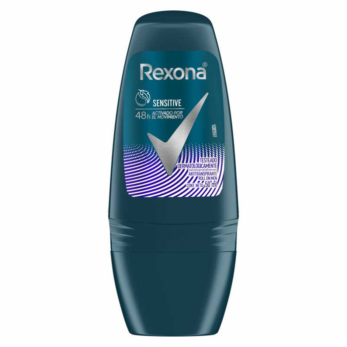 Rexona Desodorante Antitranspirante  Hombre Sensitive Roll-on x 50 ml