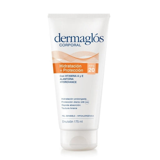 Crema Corporal Dermaglos Hidratacion + Proteccion Fps20 X 175 Ml