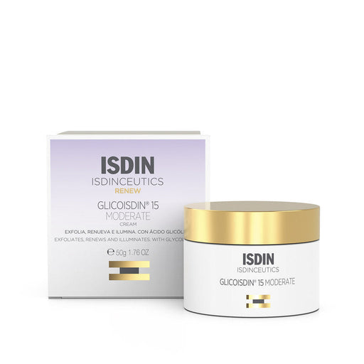 Isdin Glicoisdin 15% Moderate - Crema Facial Efecto Peeling - 50 Gr