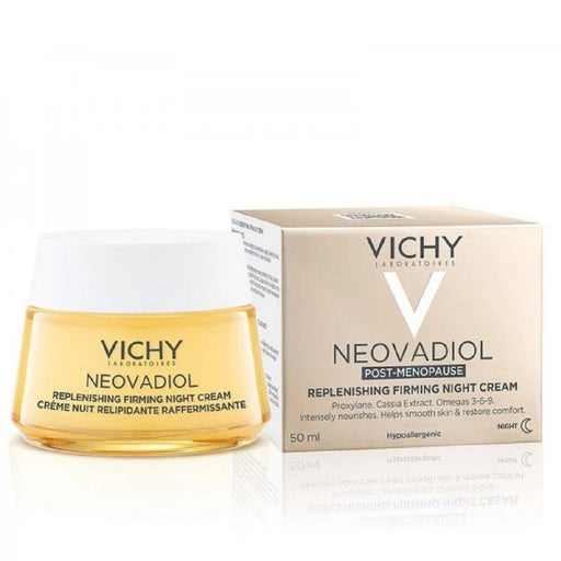 Vichy Neovadiol Post Menopausia - Crema De Noche Nutritica Antiflacidez 50 Ml - Hipoalergenica