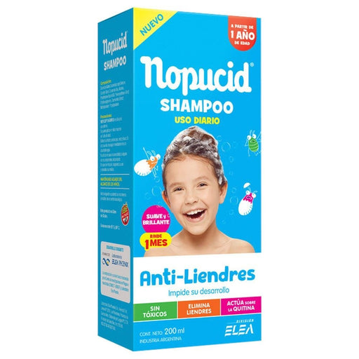 Nopucid Pediculicida X 200 Ml Shampoo Uso Diario