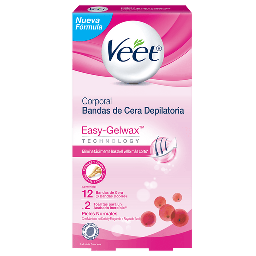 Veet Bandas Cera Fria Piel Normal 6 Depilaciones